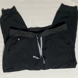 Figs Zamora Jogger Scrub Pants- Black